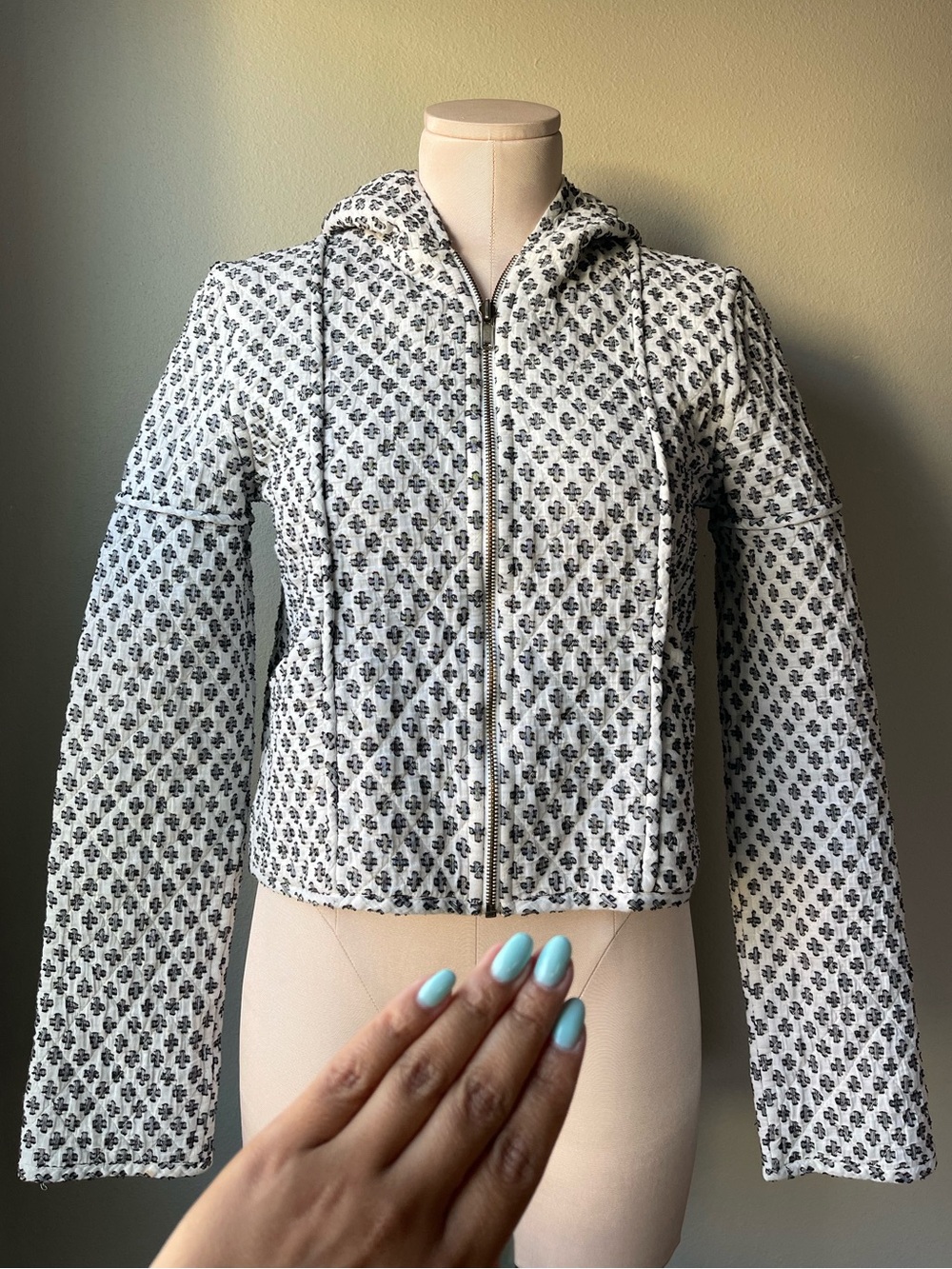 Tularosa Quilted Clover Cross Print Jacket